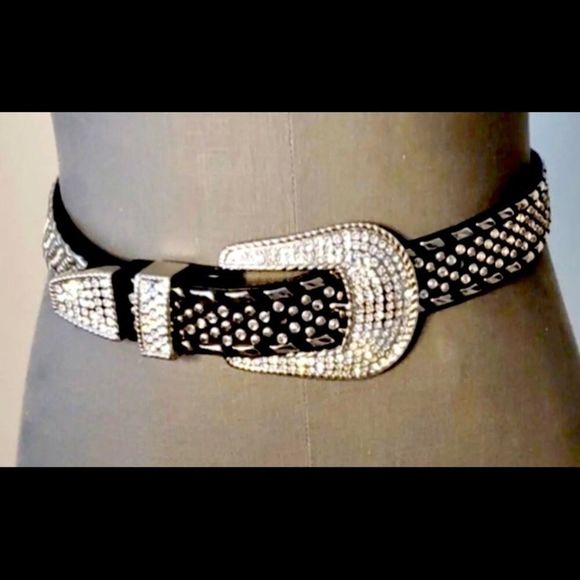 Christine Alexander Accessories - CHRISTINE ALEXANDER RHINESTONE BELT